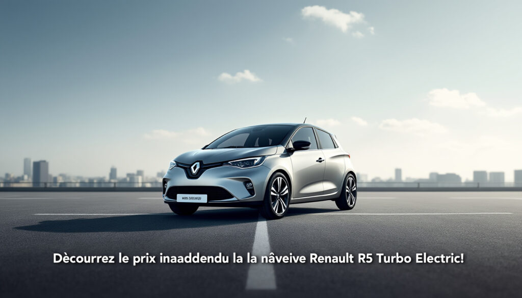 découvrez le tarif inattendu de la nouvelle r5 turbo électrique de renault ! plongez dans les détails de ce modèle emblématique qui allie performance et innovation tout en offrant une expérience de conduite unique. ne manquez pas cette occasion de connaître le prix qui pourrait bouleverser le marché automobile !