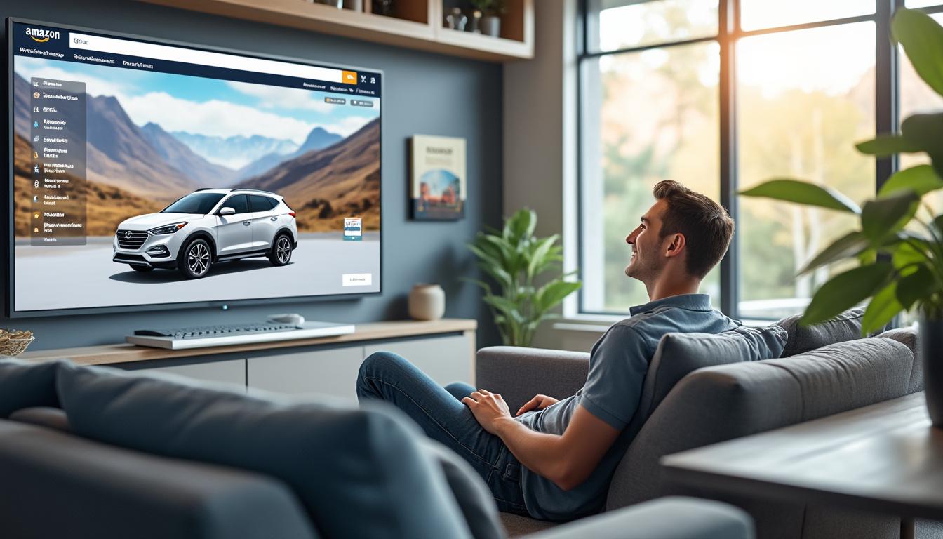 découvrez comment amazon révolutionne l'achat automobile : trouvez et commandez votre véhicule en ligne en toute simplicité, sécurité et rapidité. une nouvelle expérience d'achat pour votre voiture, à portée de clic !